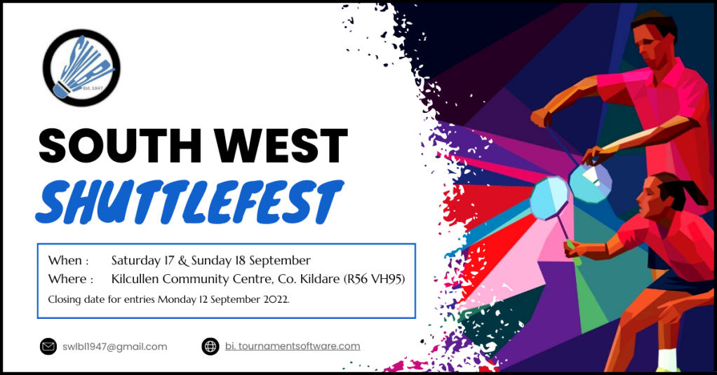 [Tournament] The South West Shuttlefest is Back! 17 & 18 September